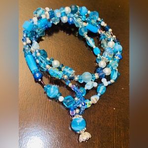 PLUS SIZE Handmade Waistbeads “AQUARIUM” Custom Sizing